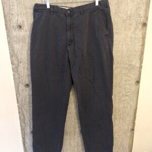 Polo Ralph Lauren Mens 38x34 (measures 36x33) Blue Chino Pants Flat Front